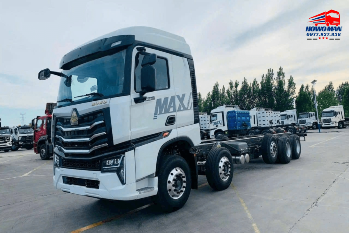 Xe tải thùng max 10x4 mui bạt 9m7