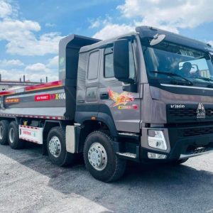 XE BEN HOWO V7-X 400HP THÙNG ĐÚC SẮT XI 88 mm