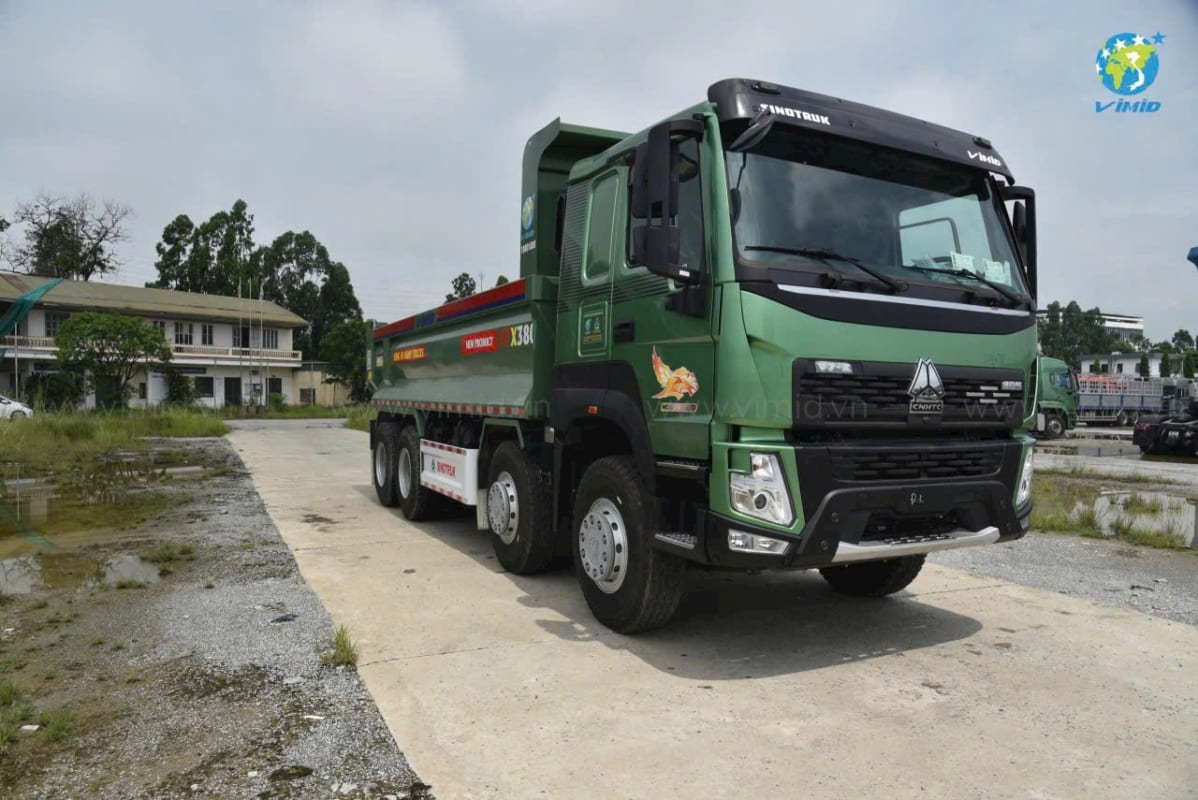 XE BEN HOWO V7-X 380HP THÙNG ĐÚC