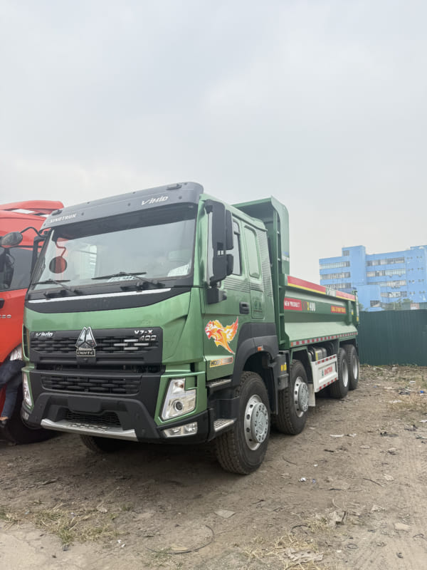 XE BEN HOWO V7-X 380HP THÙNG ĐÚC
