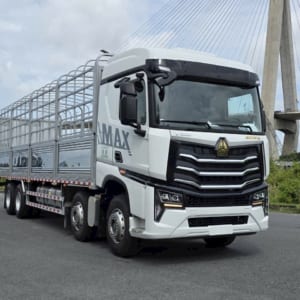 Xe tải HOWO MAX350 khung mui phủ bạt 9M7