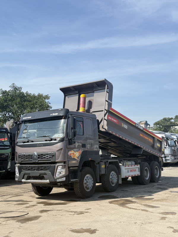 Xe ben HOWO V7-X 400HP thùng đúc